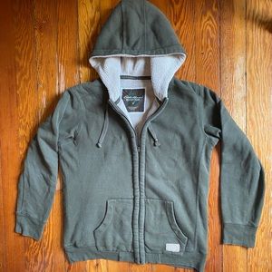 Vintage Eddie Bauer Shearling Lined Hoodie, Men’s Size M